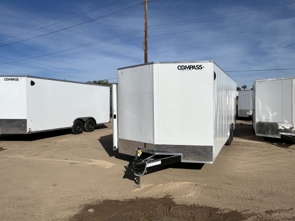 24x8.5 Indigo DLX Car Hauler, 10K GVWR, 6" Extra Height, Ramp Door