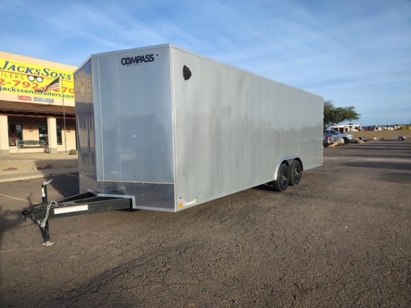 24x8.5 Indigo DLX Car Hauler, 10K GVWR, 6" Extra Height, Ramp Door