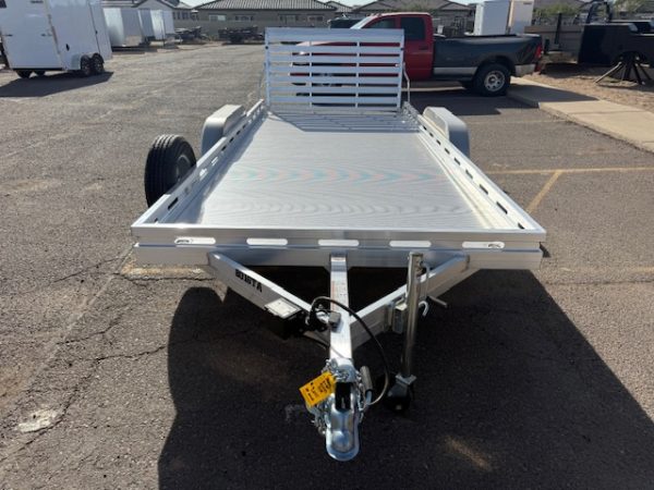 16x80 All Aluminum, 8.5K GVWR, Tandem Axle, Electric Brake, Ramps, W/ Tailgate, RTD (8016TA-EL-R-TG-RTD)