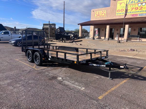 16x77" Tandem Axle, 7K GVWR, Channel Utility, ATV