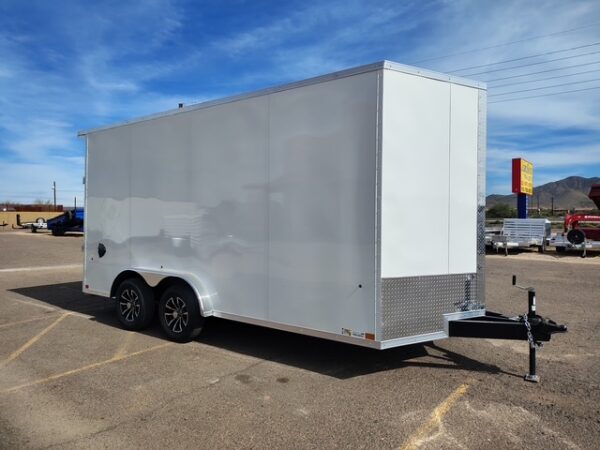 16x7.5 Jasper SE, 7K GVWR, 6" Extra Height, D-Rings, Ramp Door