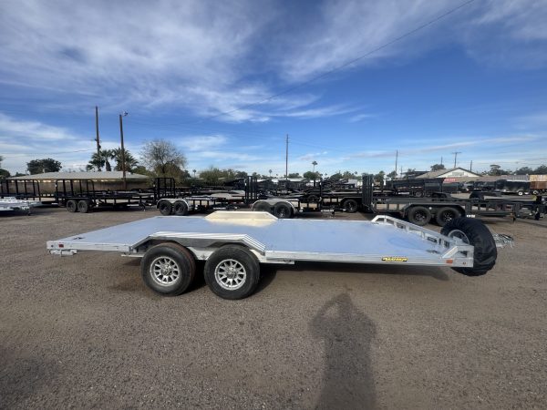 18x102 All Aluminum Wide Body, 10K GVWR, Heavy Tandem Axle, Electric Brake, Drive-Over-Fenders, Ramps, RTD (WB18H-TA-EL-DOF-R-RR-RTD)