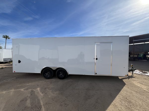 24x8.5 Indigo DLX Car Hauler, 10K GVWR, 6" Extra Height, Ramp Door