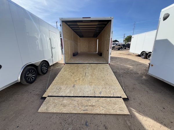 24x8.5 Indigo DLX Car Hauler, 10K GVWR, 6" Extra Height, Ramp Door