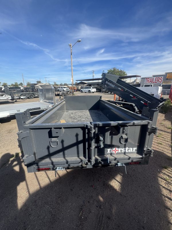 10x60 Norstar Single Axle Dump, 3.5K GVWR, 20" Sides