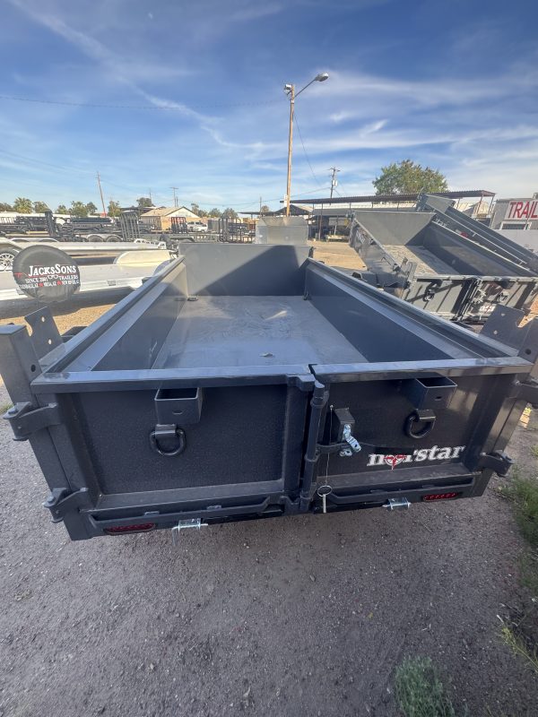 10x60 Norstar Single Axle Dump, 3.5K GVWR, 20" Sides
