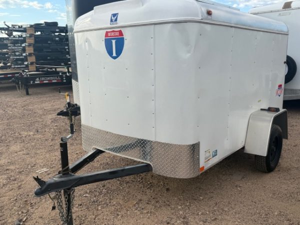 8x5 Single Axle, Enclosed, 3K GVWR, Swing Door