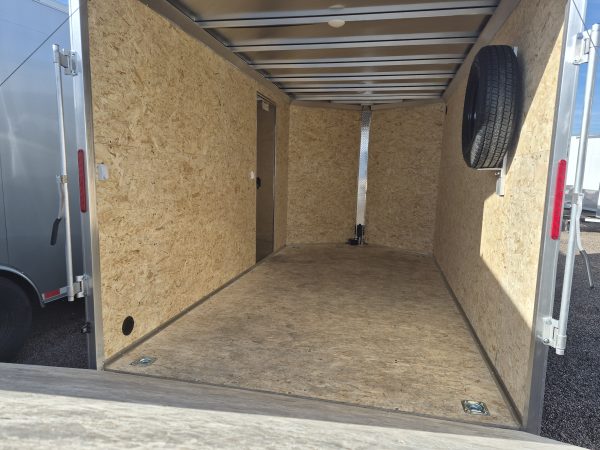 14x7.4 All Aluminum NXT Car Hauler, 7K GVWR, Side Door, Ramp Door