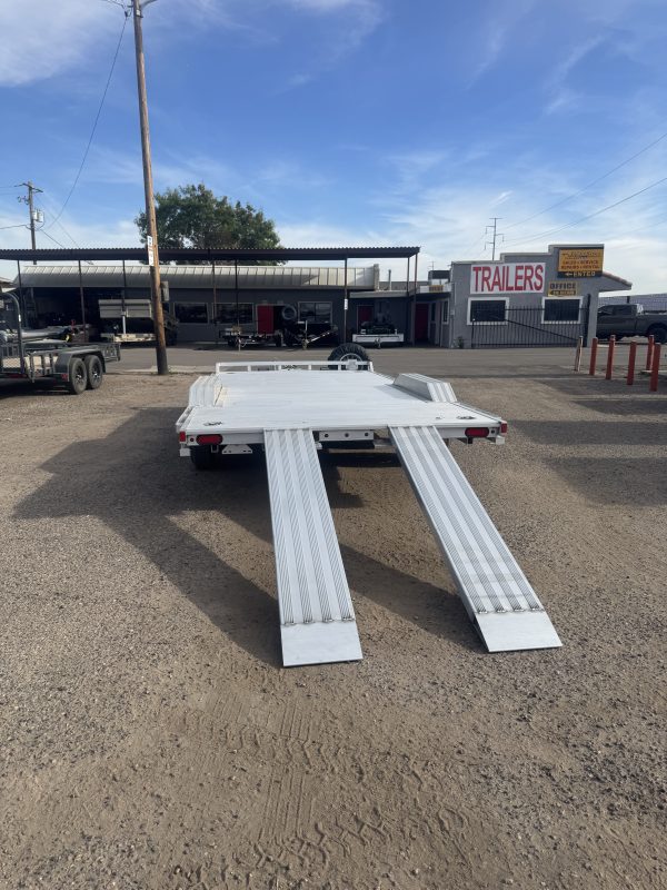 18x102 All Aluminum Wide Body, 10K GVWR, Heavy Tandem Axle, Electric Brake, Drive-Over-Fenders, Ramps, RTD (WB18H-TA-EL-DOF-R-RR-RTD)