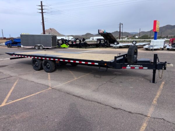 24x102" Ironbull, Tandem Axle,16K GVWR, Deckover Tilt