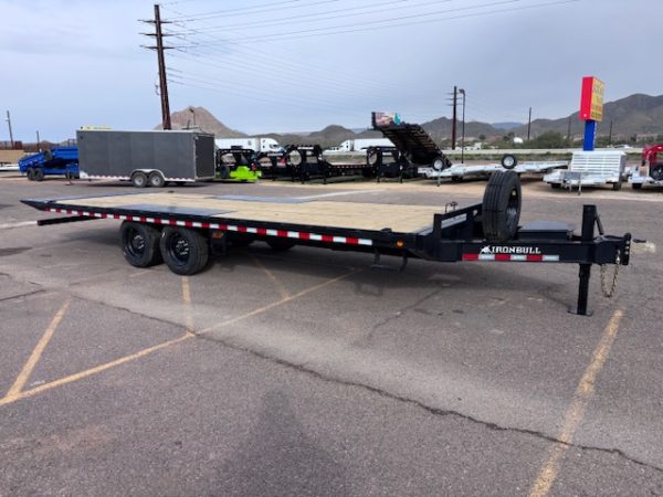 24x102" Ironbull, Tandem Axle,16K GVWR, Deckover Tilt