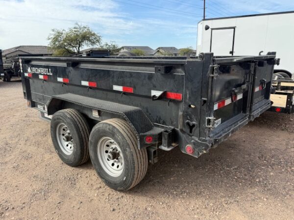 12X72 TANDEM AXLE DUMP, 14K GVWR, 14PLY, 24" SIDES