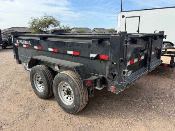 12X72 TANDEM AXLE DUMP, 24" SIDES