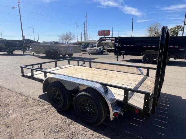 12x77 Tandem Axle, 7K GVWR, Channel Utility