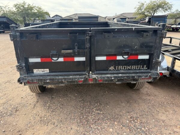 12X72 TANDEM AXLE DUMP, 14K GVWR, 14PLY, 24" SIDES