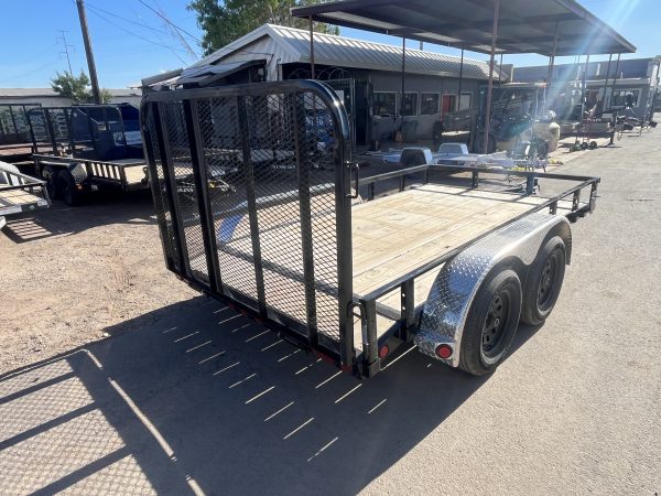 12x77 Tandem Axle, 7K GVWR, Channel Utility