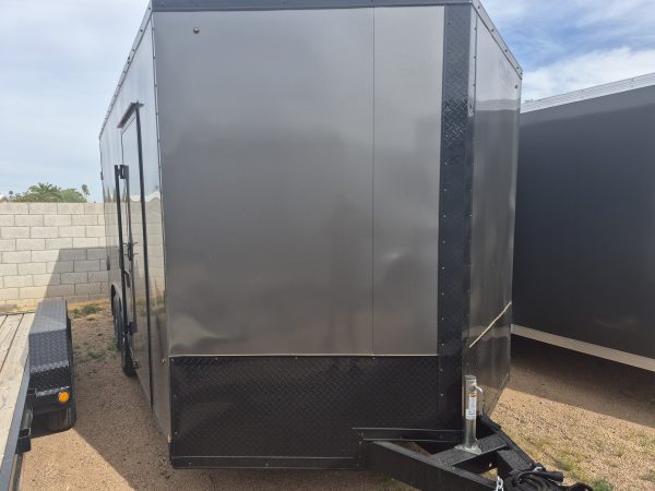 16x8.5 Jasper SE Car Hauler, 7K GVWR, Ramp Door
