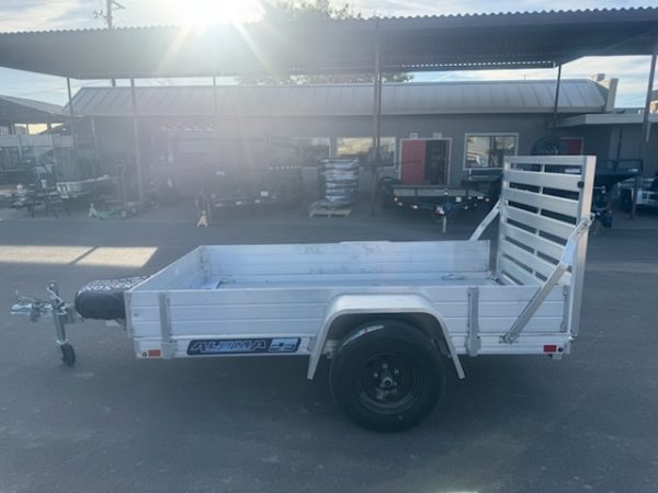 08x54 All Aluminum, 2K GVWR, Single Axle, W/ Tailgate (548ESA-S-TG)