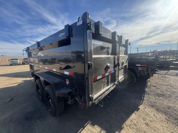 14x83 IronBull Tandem Axle Dump, 15K GVWR, 48" Sides, Solar Charger