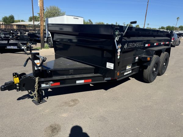 12x72 IronBull Tandem Axle Dump, 14K GVWR, 24" Sides