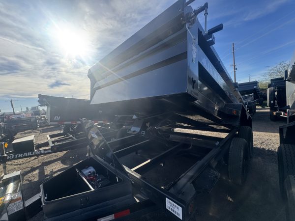 12x83 IronBull Tandem Axle Dump, 15K GVWR, 24" Sides, Solar Charger