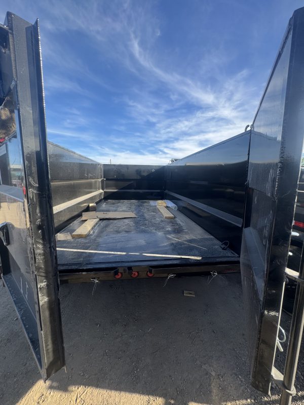 14x83 IronBull Tandem Axle Dump, 15K GVWR, 48" Sides, Solar Charger