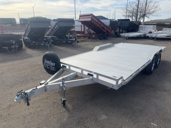 18x102 All Aluminum Wide Body, 10K GVWR, Heavy Tandem Axle, Electric Brake, Drive-Over-Fenders, Ramps, RTD (WB18H-TA-EL-DOF-R-RR-RTD)