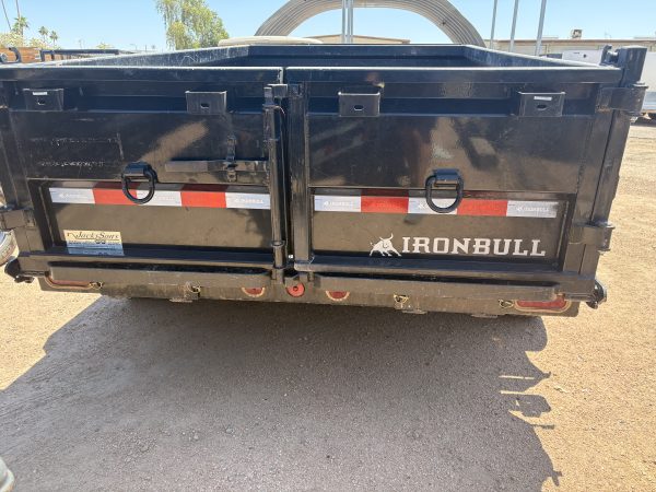 10x6 Ironbull Tandem Axle Dump, 10K GVWR , 24" Sides