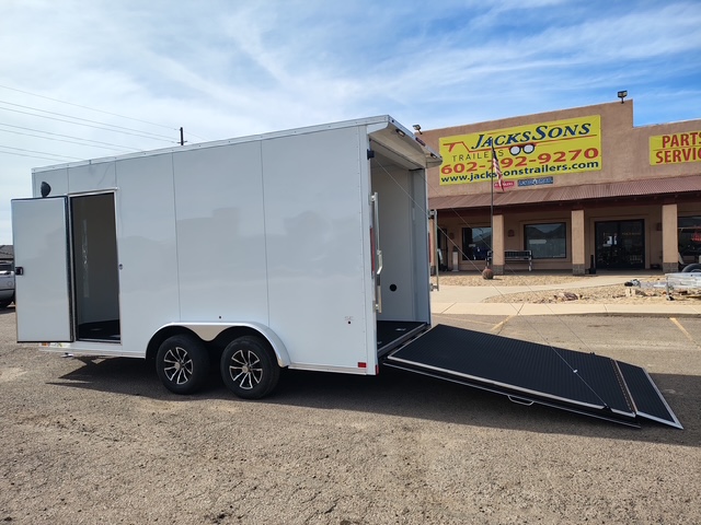 16x7.5 Jasper SE, 7K GVWR, 6" Extra Height, D-Rings, Ramp Door - Image 6