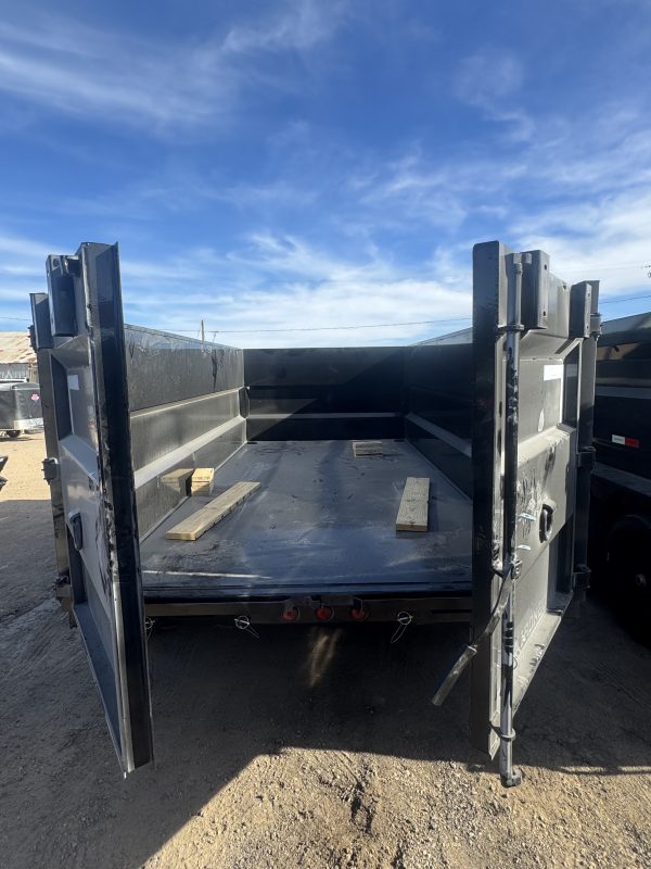14x83 IronBull Tandem Axle Dump, 15K GVWR, 48" Sides, Solar Charger