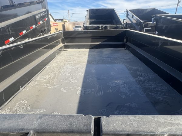 12x83 IronBull Tandem Axle Dump, 15K GVWR, 24" Sides, Solar Charger