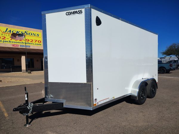 14x7 Jasper SE, 7K GVWR, Double Doors