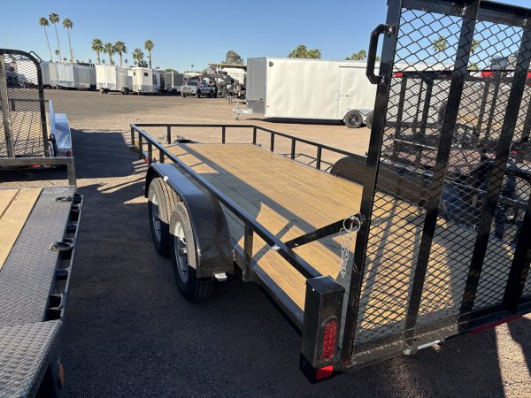 14x86 Single Axle With Brake, 5.2K GVWR, Drive Over Fenders, Utility