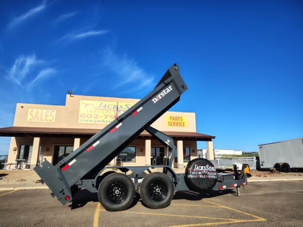 12x72 Norstar Tandem Axle Dump, 10K GVWR, 20" Sides
