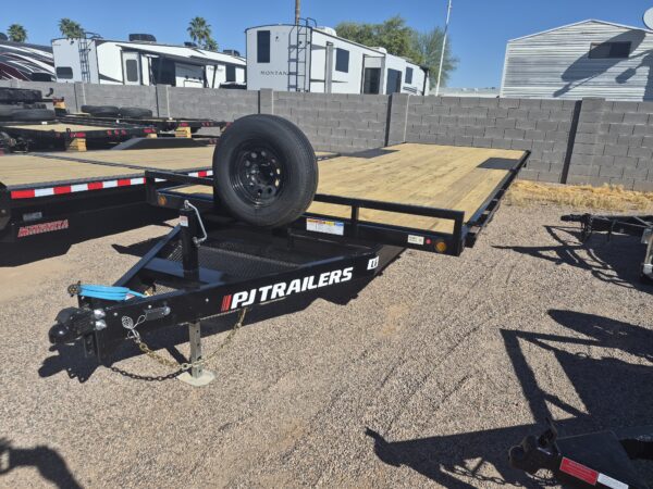 20x102" Tandem Axle Deckover, 10K GVWR, Slide In Ramps