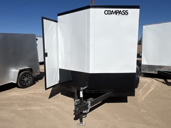 12x7 Indigo DLX, 7K GVWR, 6" Reduced Height, Ramp Door