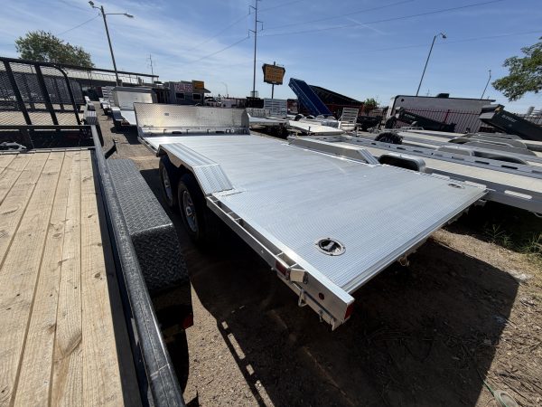 16x102 All Aluminum Wide Body, 10K GVWR, Heavy Tandem Axle, Electric Brake, Drive-Over-Fenders, Ramps, RTD (WB16H-TA-EL-DOF-R-RR-RTD)