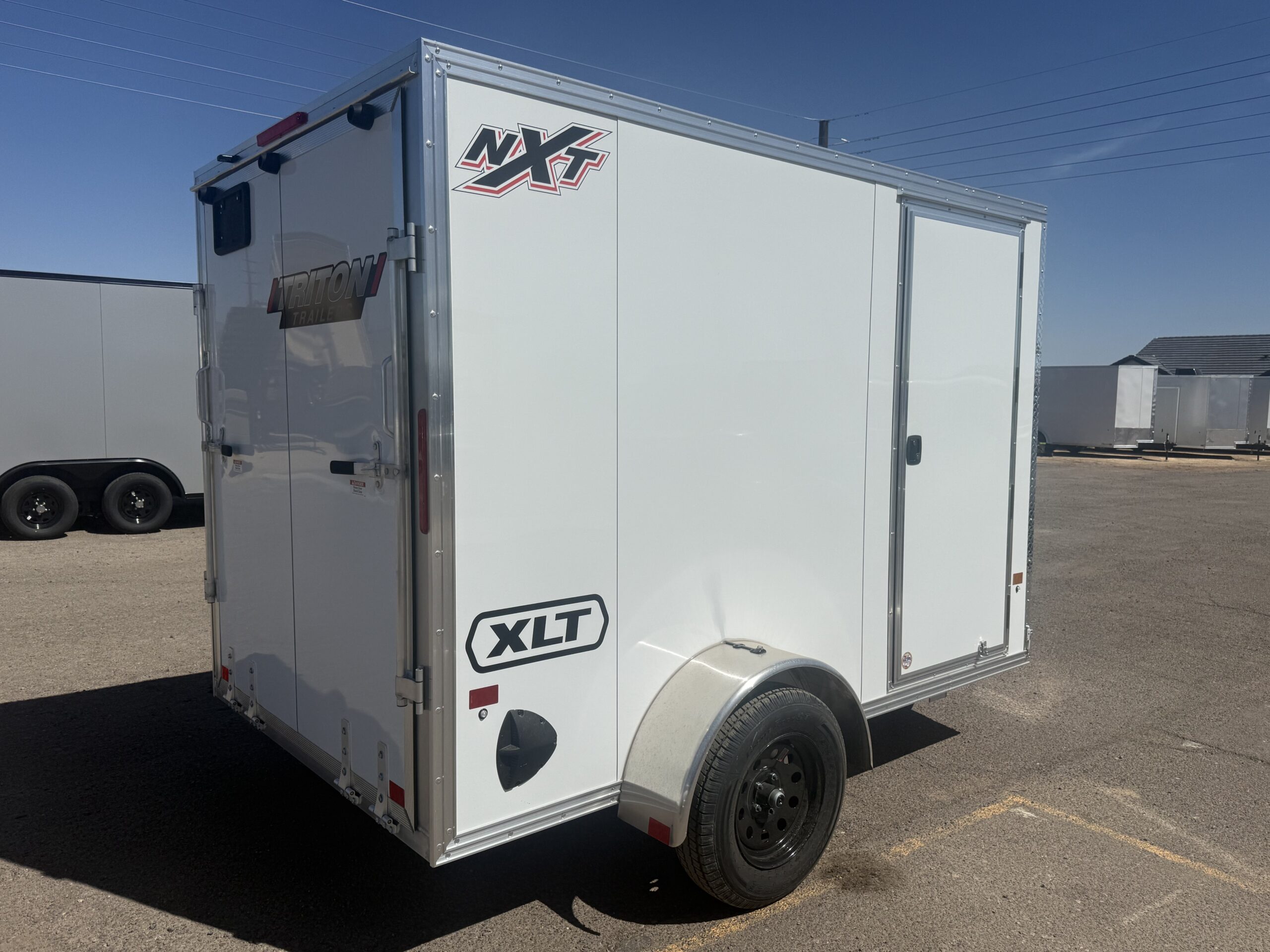 10x6 All Aluminum XLT-P Enclosed, 3K GVWR, Limited Edition, Ramp Door - Image 2