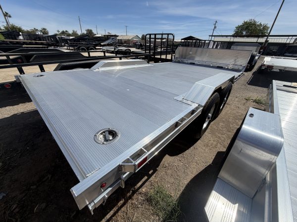 16x102 All Aluminum Wide Body, 10K GVWR, Heavy Tandem Axle, Electric Brake, Drive-Over-Fenders, Ramps, RTD (WB16H-TA-EL-DOF-R-RR-RTD)