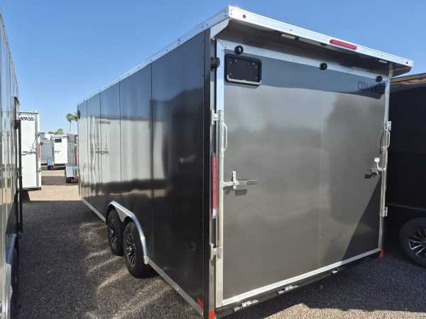 20x8.5 Jasper SE Car Hauler, 10K GVWR, A/C, Rubber Flooring, White Vinyl Walls/Ceiling, Ramp Door