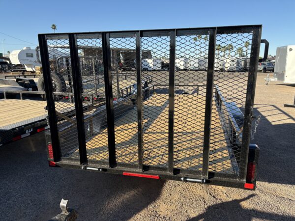 14x86 Single Axle With Brake, 5.2K GVWR, Drive Over Fenders, Utility