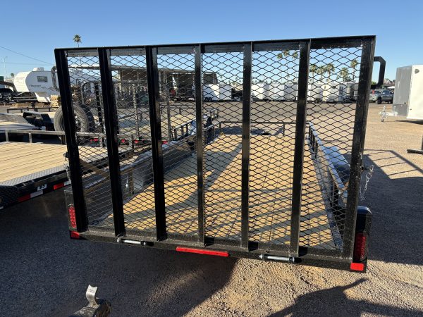 14x86 Single Axle With Brake, 5.2K GVWR, Drive Over Fenders, Utility