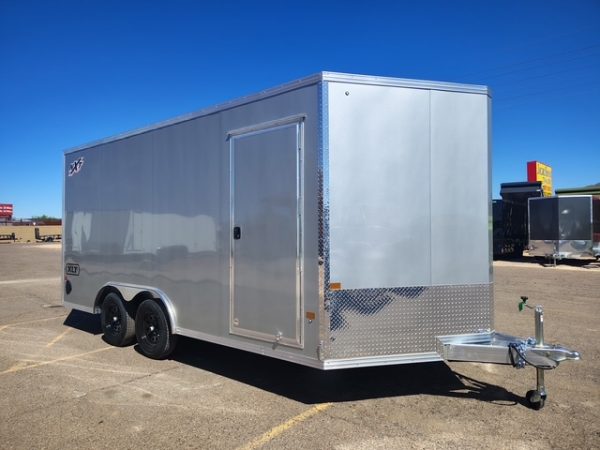 16x8.5 All Aluminum XLT-P Car Hauler, 7K GVWR, Ramp Door