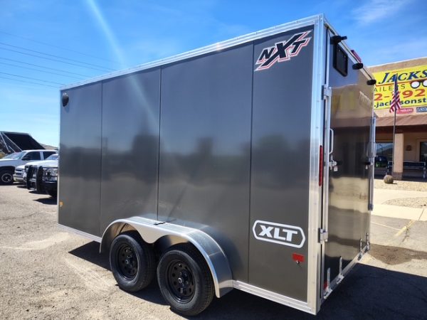 14x7 All Aluminum XLTP1 Enclosed, 7K GVWR, Limited Edition, Ramp Door