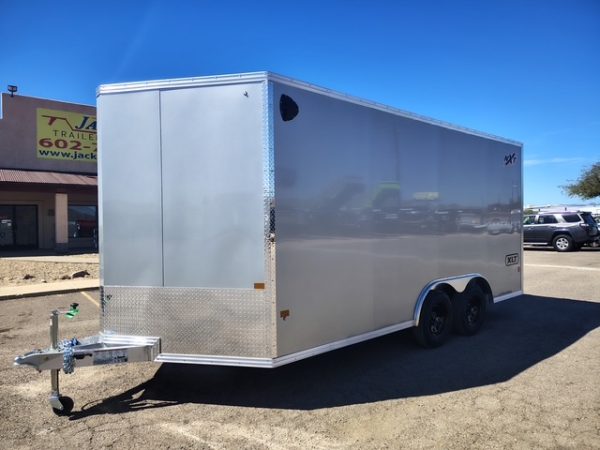 16x8.5 All Aluminum XLT-P Car Hauler, 7K GVWR, Ramp Door