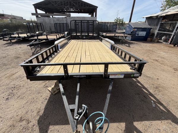 16x83 Tandem Axle, 7K GVWR, Channel Utility, ATV Ramps (NO BRAKES)