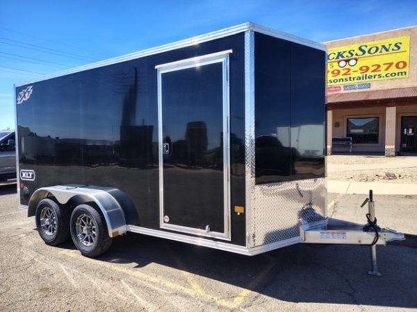14x7 All Aluminum XLTP1 Enclosed, 7K GVWR, Limited Edition, Ramp Door