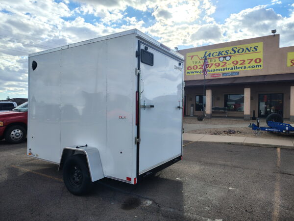 10x6 Indigo DLX, 3K GVWR, 6" Extra Height, Ramp Door