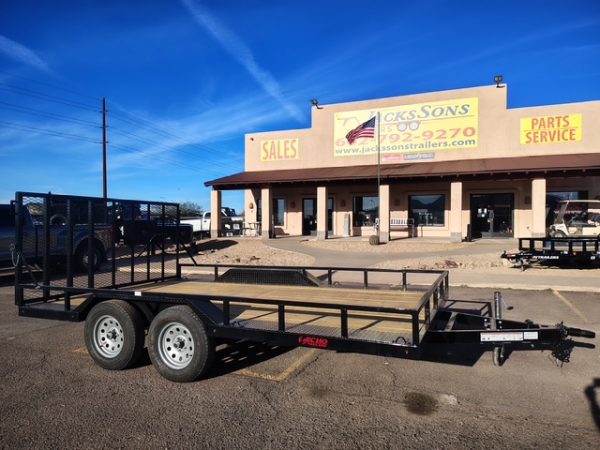 14x102" Tandem Axle, 7K GVWR, Drive Over Fenders, Utility