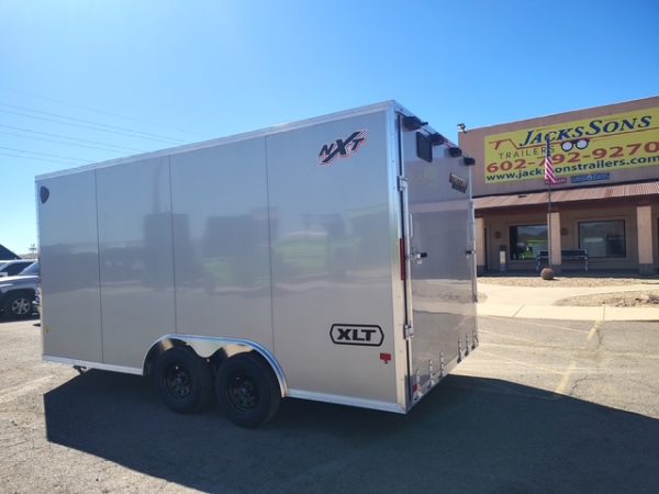 16x8.5 All Aluminum XLT-P Car Hauler, 7K GVWR, Ramp Door